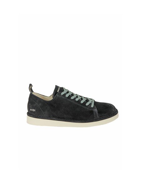 Sneaker Panchic 01 in Suede Blu